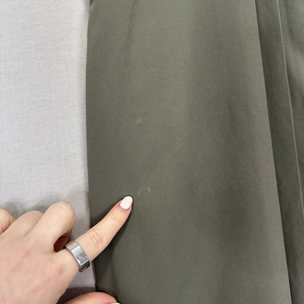Athleta Hayes Pleated Back Maxi Dress Women Small Green Travel Minimalist Resort - Picture 7 of 14